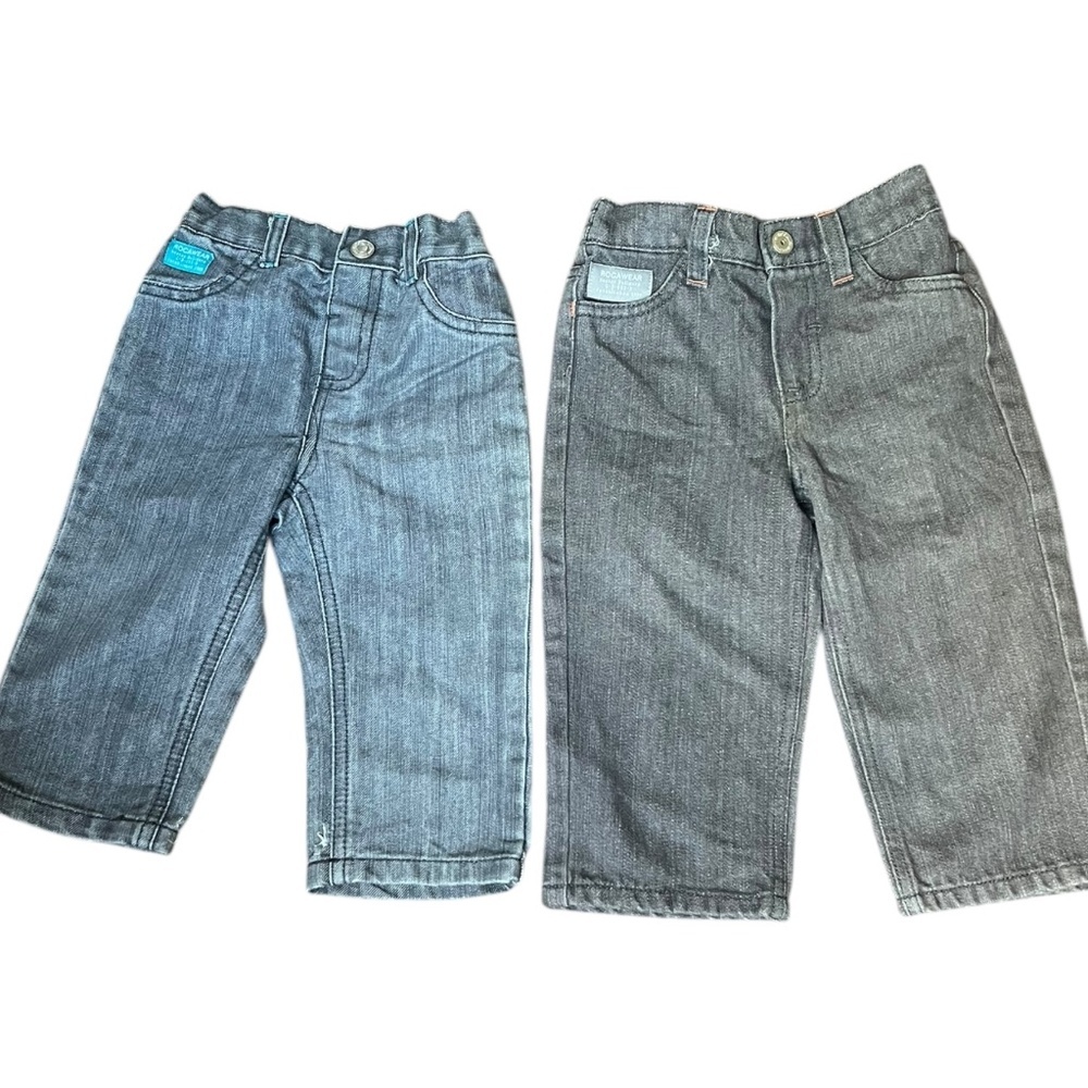 Rocawear Denim Jean Bundle 12 month Gray & Blue Y2K